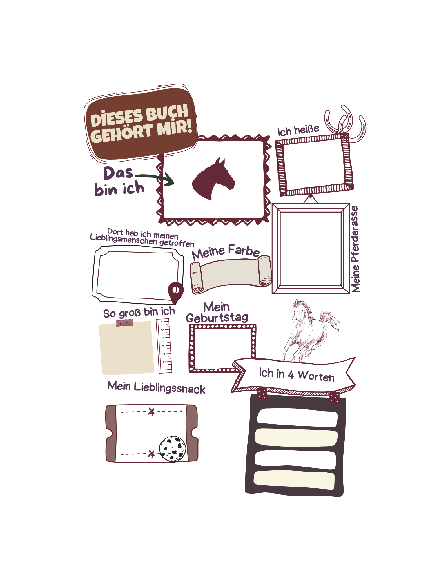 Freundebuch für Pferde Digital – Bild 3